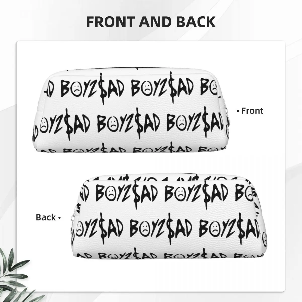 Junior H Merch Sad Boyz Pencil Cases for Students School Pen Box Pencil Bag Pencil Pouch Storage Stationery Supplies