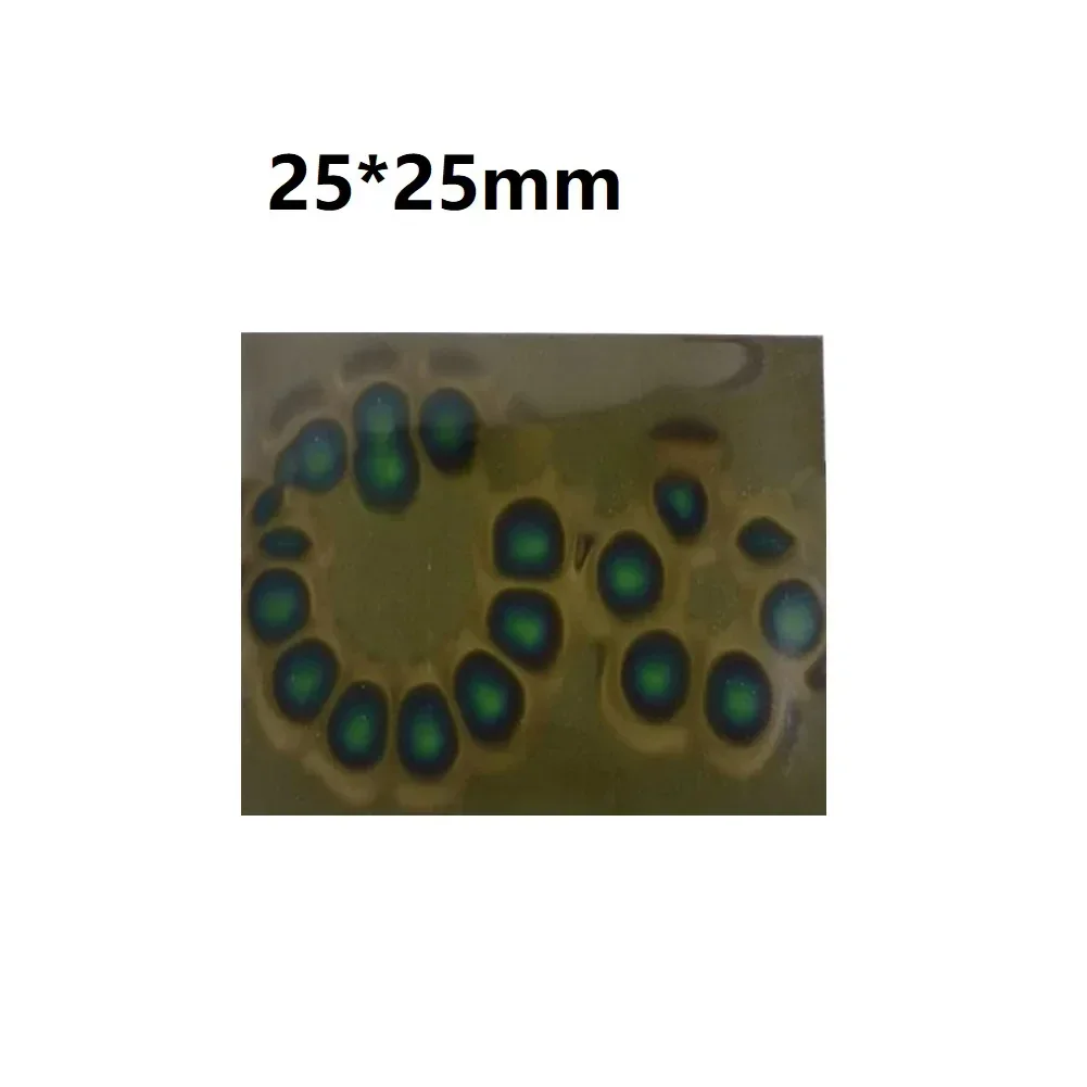 Imagem -05 - Visualizador de Campo Magnético 25 30 50 mm Pólos Magnéticos Cartão de Teste Área de Magnetismo Filme de Observação Cartão Detector Magnético Exibição de Padrão
