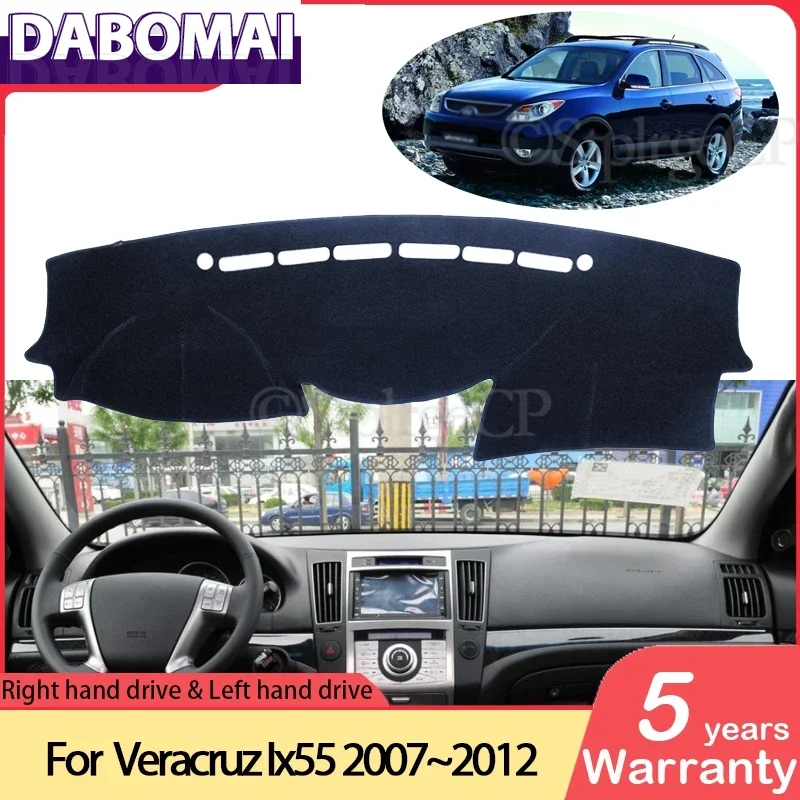 

Anti-Slip Mat Dashboard Cover Pad Sunshade Dashmat Car Accessories Rug for Hyundai Veracruz Ix55 2007 2008 2009 2010 2011 2012