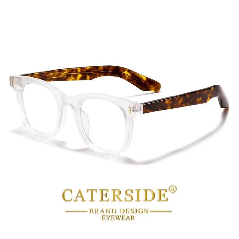 CATERSIDE Herren-Rundbrillengestell Hochwertiges Tr-90-Gestell Optisches Brillengestell Damen-Computerbrille mit Blaulichtfilter – Detail 12