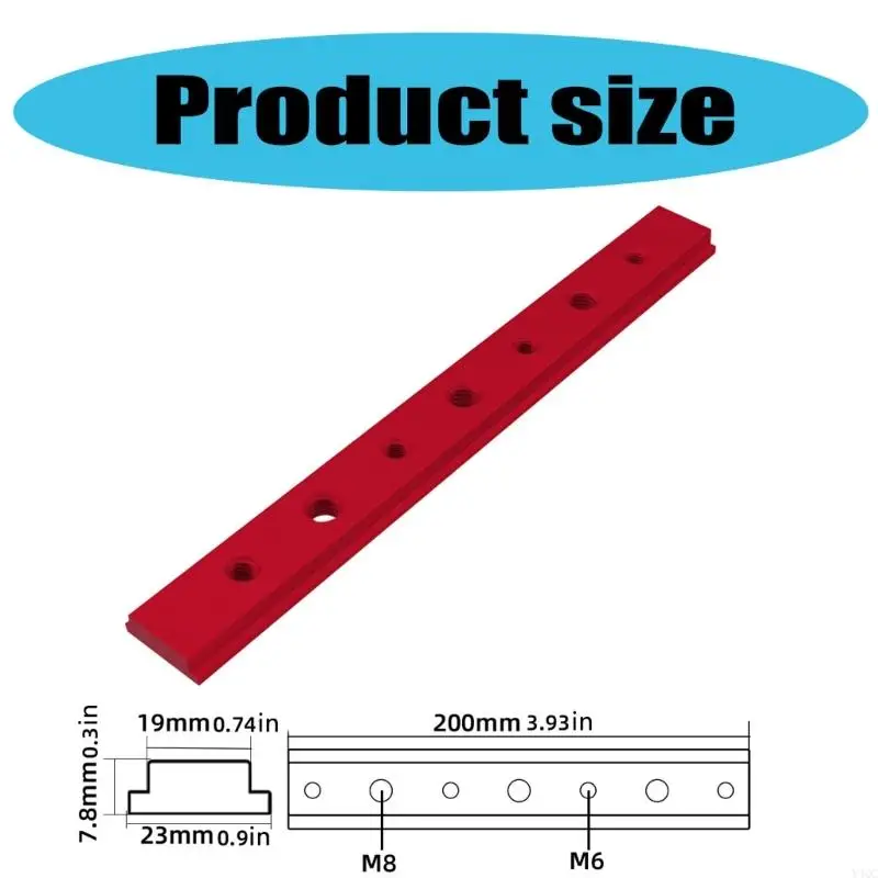 Aluminium T-Slot Slider Miter-Jigs Holzbearbeitung Werkzeug Jigs Schraubenschlitzverschluss Y4QC