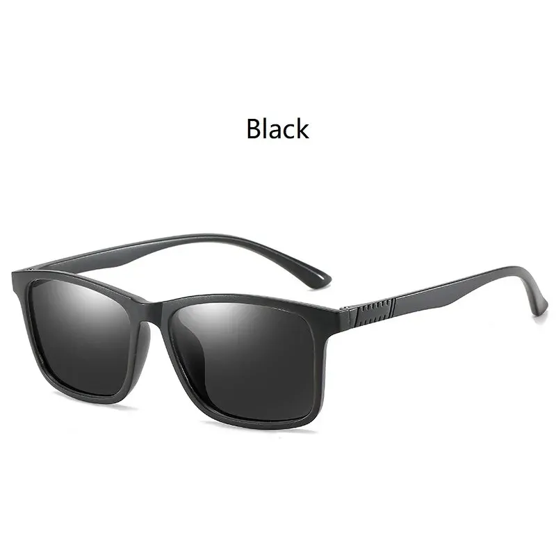 Luxe heren zonnebrillen mode vintage vierkant ultralicht montuur rijden vissen zonnebril voor mannen eyewear