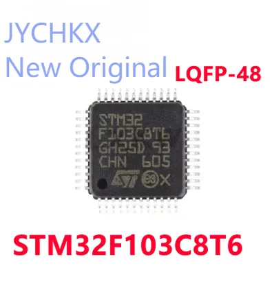 1-5/PCS STM32F103C8T6 LQFP‑48 32‑Bit ARM Cortex‑M3 MCU Microcontroller IC 72MHz Flash Chip For Embedded Board Repair