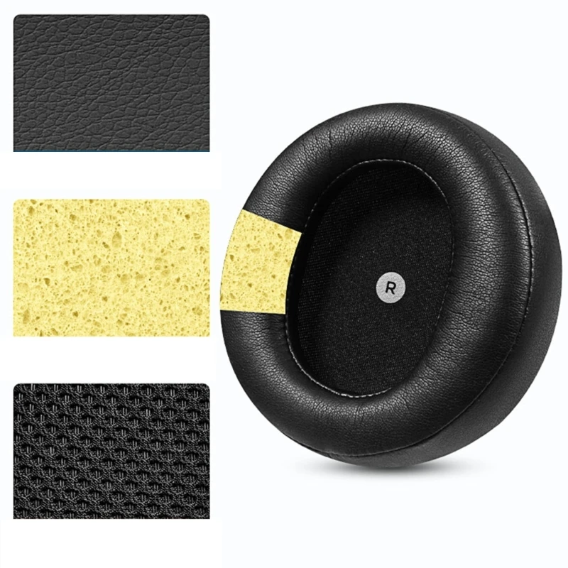 Almohadillas espuma viscoelástica duraderas para auriculares para juegos, almohadillas que mejoran comodidad del juego y