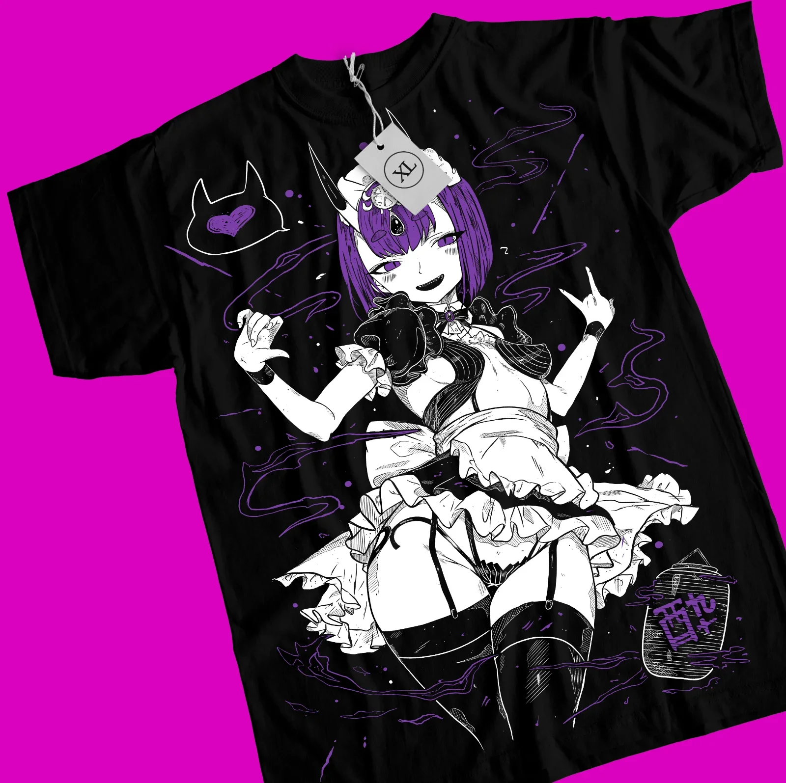 T-shirt Shuten Douji T-shirt Assassin Fate Grand Order Anime Girl  Fanart