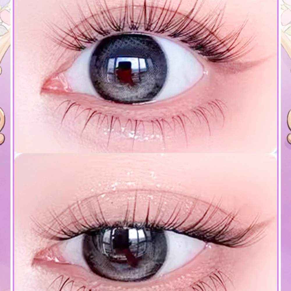 Zestaw do samodzielnego przedłużania rzęs Manga Lashes Naturalne kępki rzęs Miękkie sztuczne rzęsy Narzędzia do codziennego makijażu