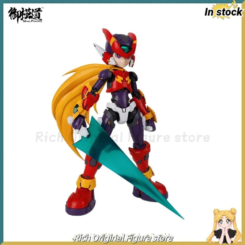 

【In Stock】Original E-Model Principle Mega Man Zero 1/12 Scale Anime Figure Model Toys Assembly