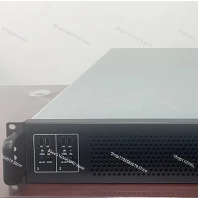2U750 server chassis 2 nodes 2U Gemini chassis Dual main board Dual system Industrial control chassis Rack type