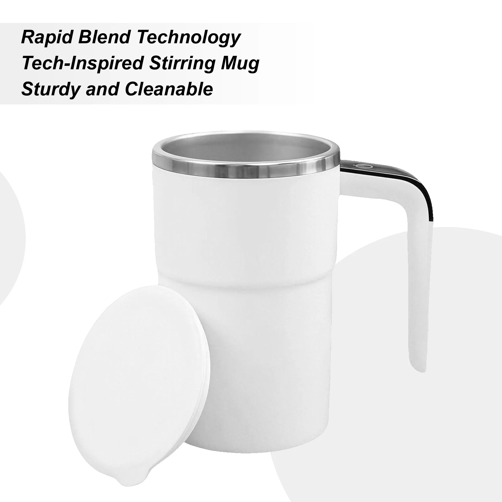 

Self Stirring Coffee Mug Display Temperature Mixer Automatic Coffee Cup Stirrer For Milk Cocoa Hot Chocolate Drinks Beverages