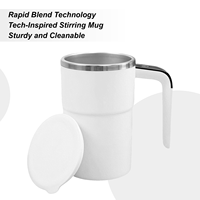 Self Stirring Coffee Mug Display Temperature Mixer Automatic Coffee Cup Stirrer For Milk Cocoa Hot Chocolate Drinks Beverages