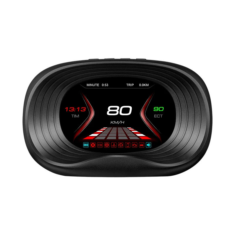 

Automotive OBD instrument Multifunctional modified water thermometer, speed turbine pressure gauge Digital display