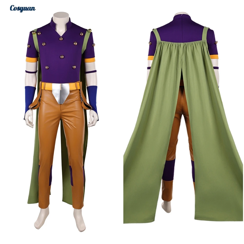 

Костюм для косплея по аниме JoJo Bizarre Adventure Steel Ball Run: Гироскоп Зеппдли, наряд для вечеринки, ролевых игр, Хэллоуина, карнавальный костюм