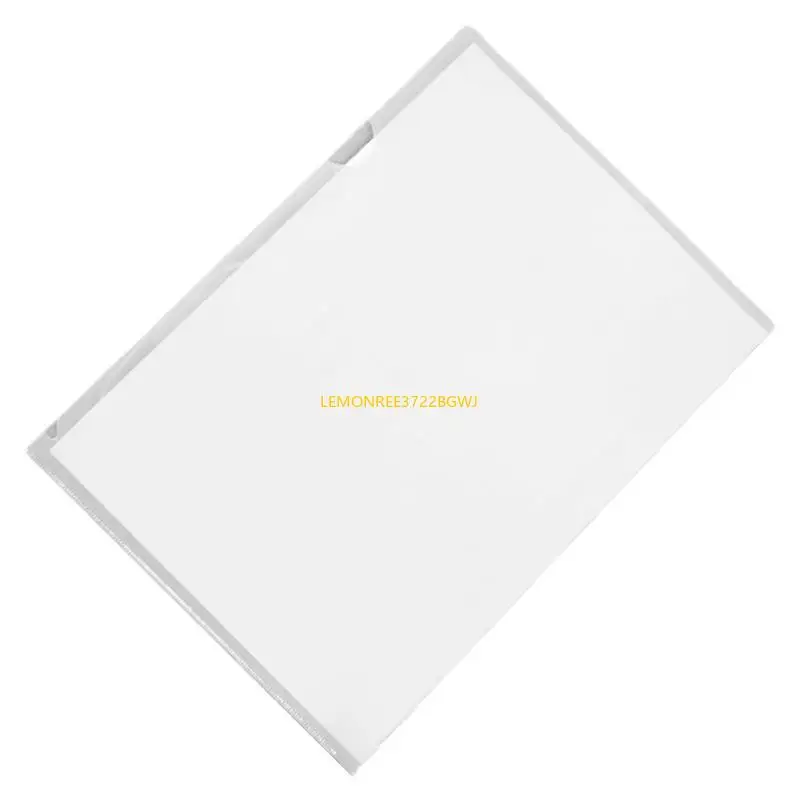 C90C 6 Colors A 4 Plastic Folder Paper Clip Folder L Shaped Folder Presentation Folder File Folder for Protection Files