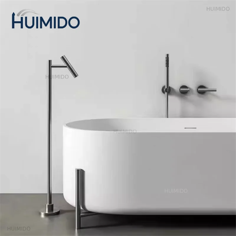 Bathtub Faucet Hand Held Bathroom Shower Faucet Floor Stand Taps Mixer Wall Mounted Split Body Torneiras Banheira Bath Tub