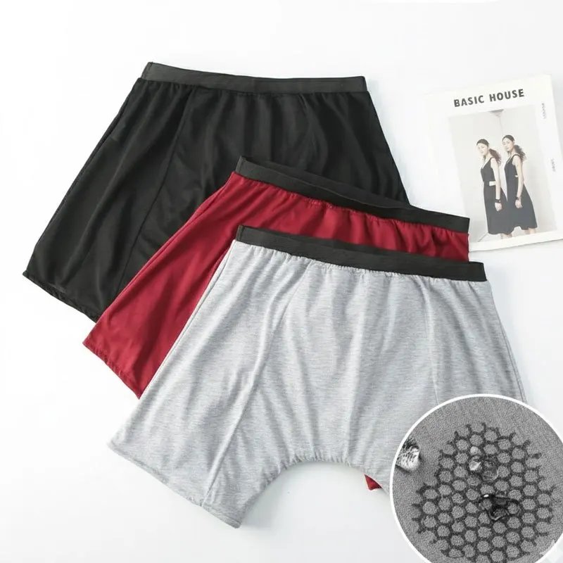 Wasbare en herbruikbare pull-up incontinentiebroek voor volwassenen |   Waterdicht lekvrij verzorgingsondergoed voor oudere thuisverpleging