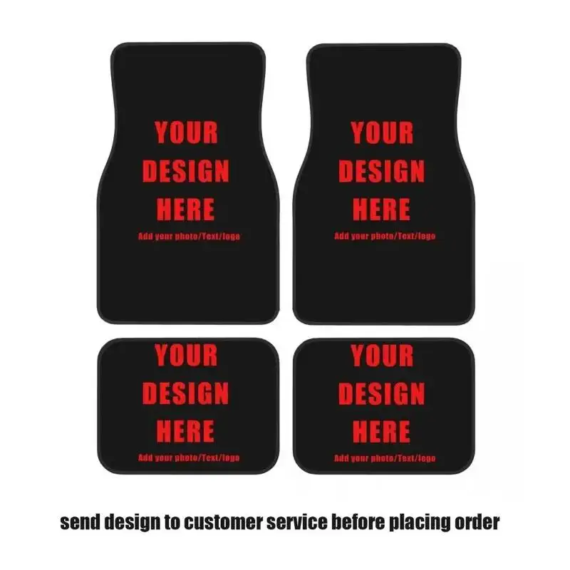 Universal Custom Car Interior Accessories Send Your Design To Customer Before Placing Order Auto Floor Mats Personalized Design - view 6