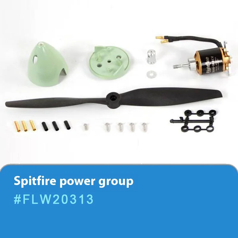 Freewing Flightline 1200mm Spitfire accessoires d'origine corps ailes principales palettes de train d'atterrissage couvercle de palette siège moteur