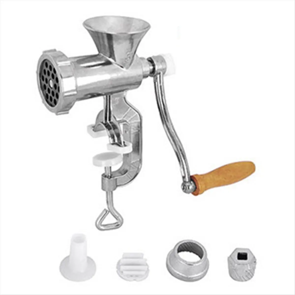 New Manual Mini Meat Mincer Food Processor Grinder Portable Chopper Blender Steel for Beef Fish Home