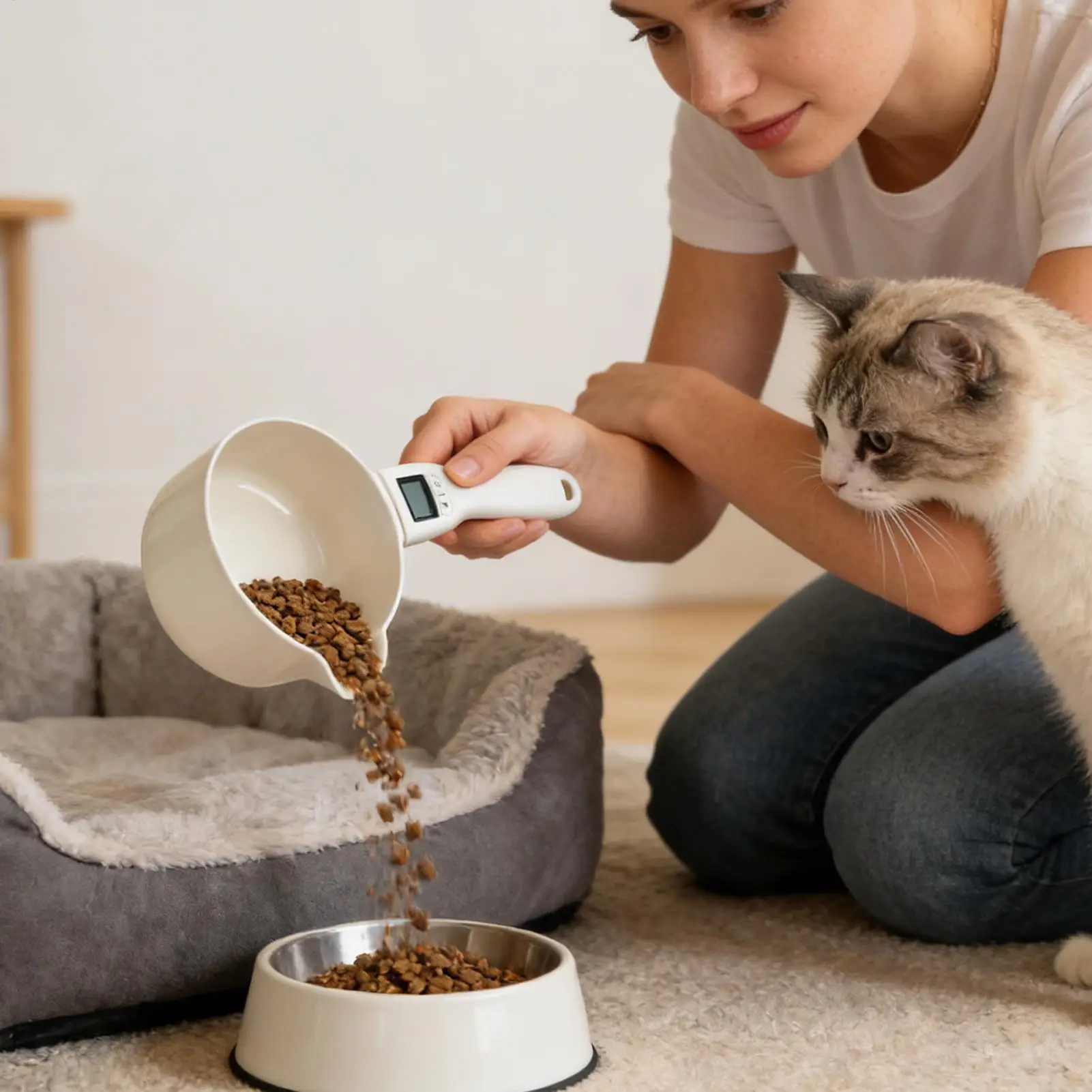 

Measuring Spoons High Precision Weighing Scoop Electronic Kitchen Measuring Spoon Scale For Bakers Chefs Pet Owners Cooking