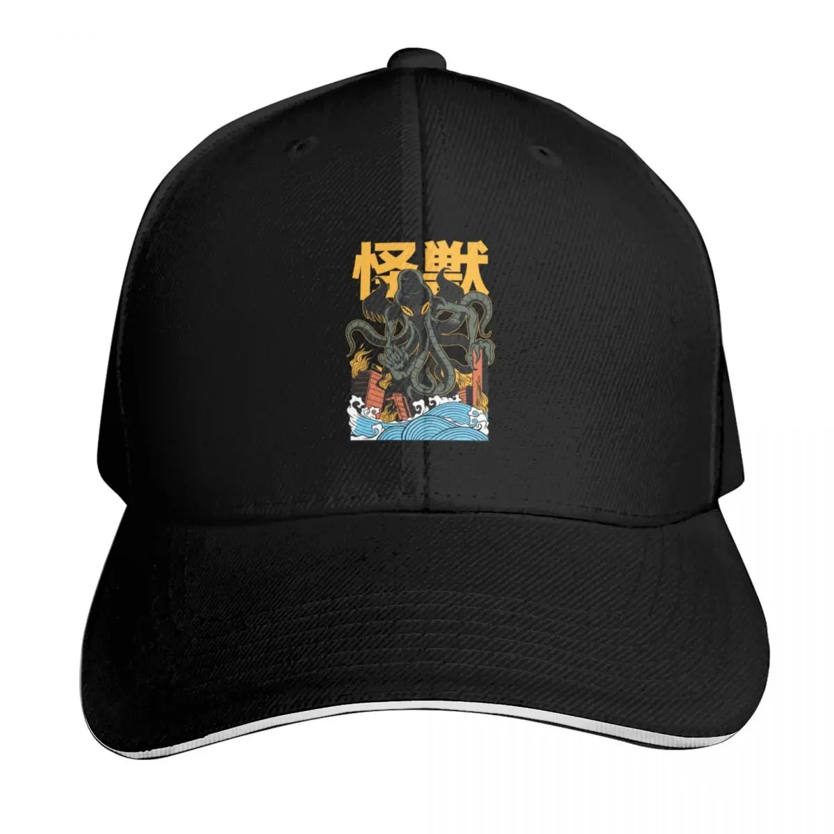 Cthulhu Japanese Style Baseball Cap Unisex for Men Women Outdoor Golf Running Hiking Summer Beach Travel