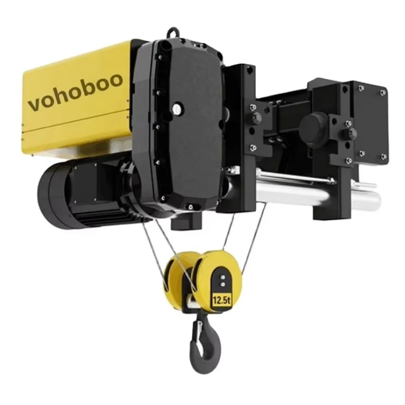 New ODM Available 3.2 Ton 5 Ton 10 Ton European Type Single & Double Girder Metal Wire Rope Hoist For Workshop Retail Restaurant