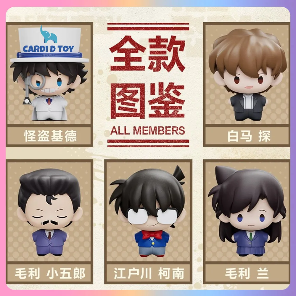 

Новая оригинальная глухая коробка детектива Конан Шиничи Кудо Mystery Box Kogoro Mori аниме фигурка орнамент Ran Mori подарочные игрушки