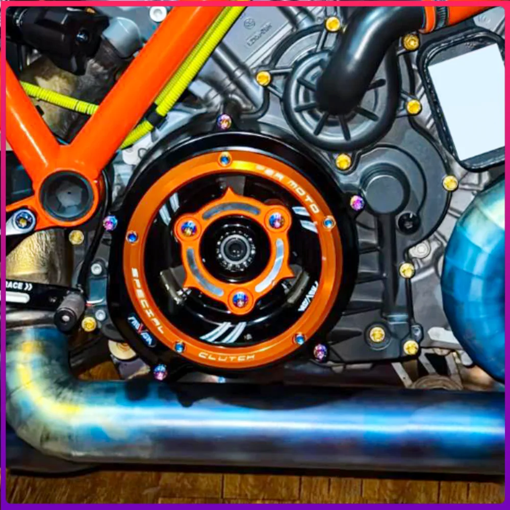 

Clear Clutch Cover For KTM 1390 Super Duke R Adventure EVO 2024-2026 Engine Guard For BRABUS 1300R 2022 2023 2024 2025 2026