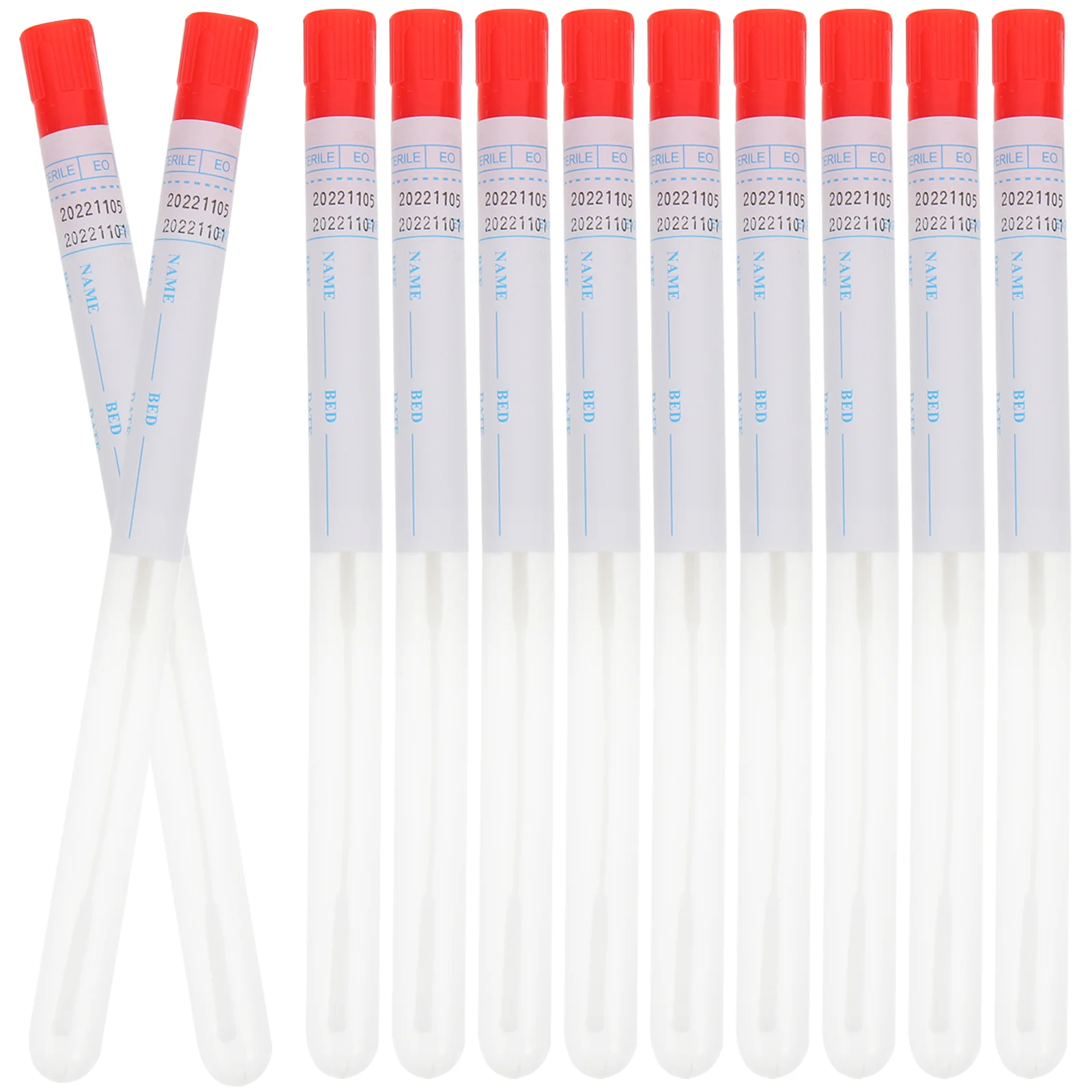 50 Sets Sampling Swab Supply Portable Swabs Nasal Professional Specimen Accessory Sample