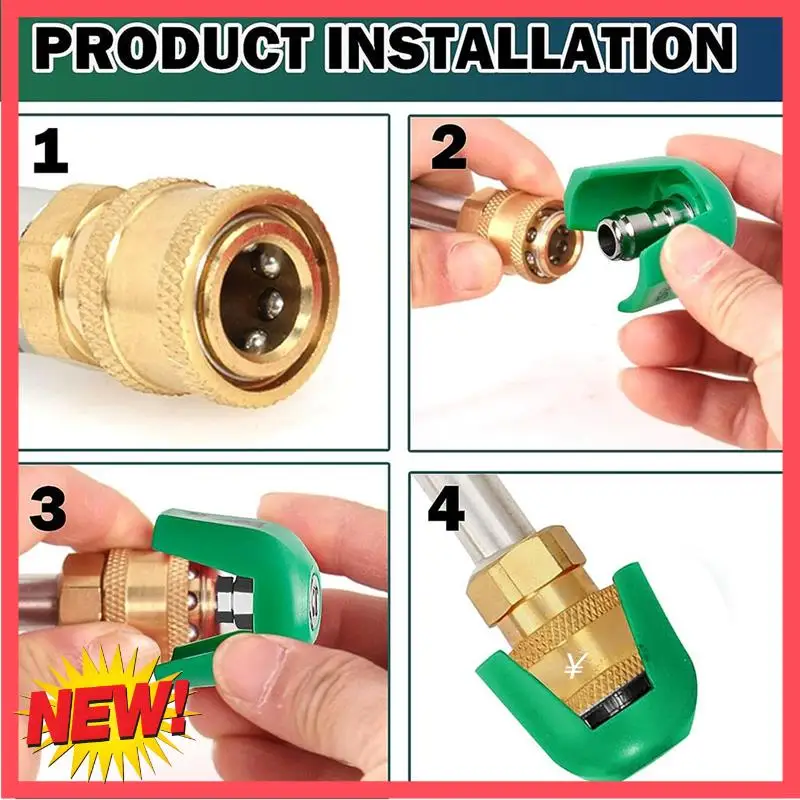 

B17C 5 Pack Quick Connect Pressure Washer Nozzle Tips Without Base-For SPX3000 Series & Universal Pressure Washers Easy Install