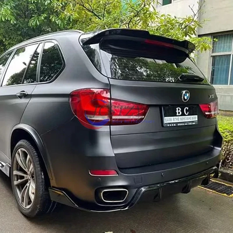 

For BMW X5 F15 Spoiler 2014 - 2018 High Quality ABS Black Material Car Rear Wing Trim Primer Color Trunk Lip Spoiler