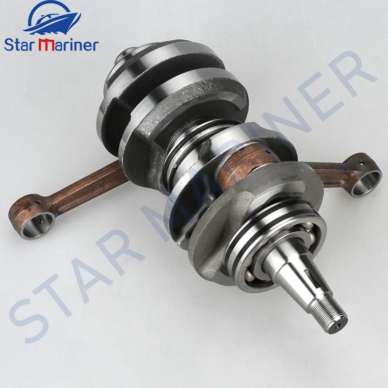 

66T-11400 66T-11400-00 Crankshaft Assy For Yamaha Outboard Motor 2 Stroke 40HP 40X 66T-11400-01 Boat motor
