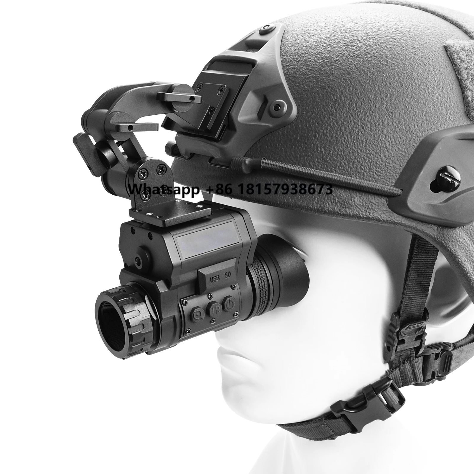 

NVG50 Helmet Night Vision Goggles Monocular 2.5K 1-4X with 0.001Lux Ultra Low Illumination CMOS for Hunting and Outdoor