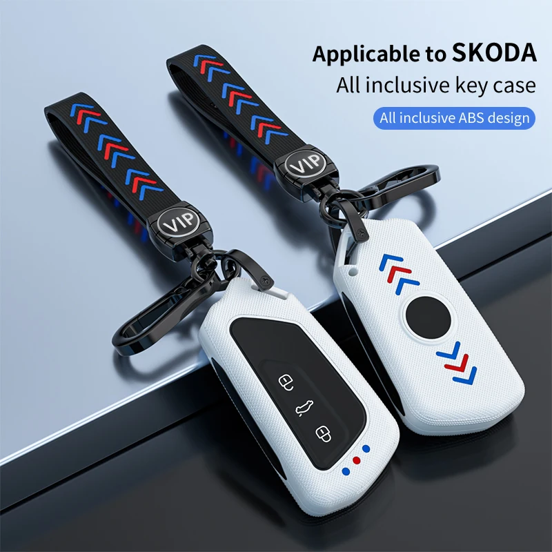 1PCS Car Key Case Cover for VW Volkswagen Golf 8 MK8 ID.3 ID.4 Cupra Skoda Octavia A8 SEAT Leon MK4 2020 2021 Key Fashion Shell