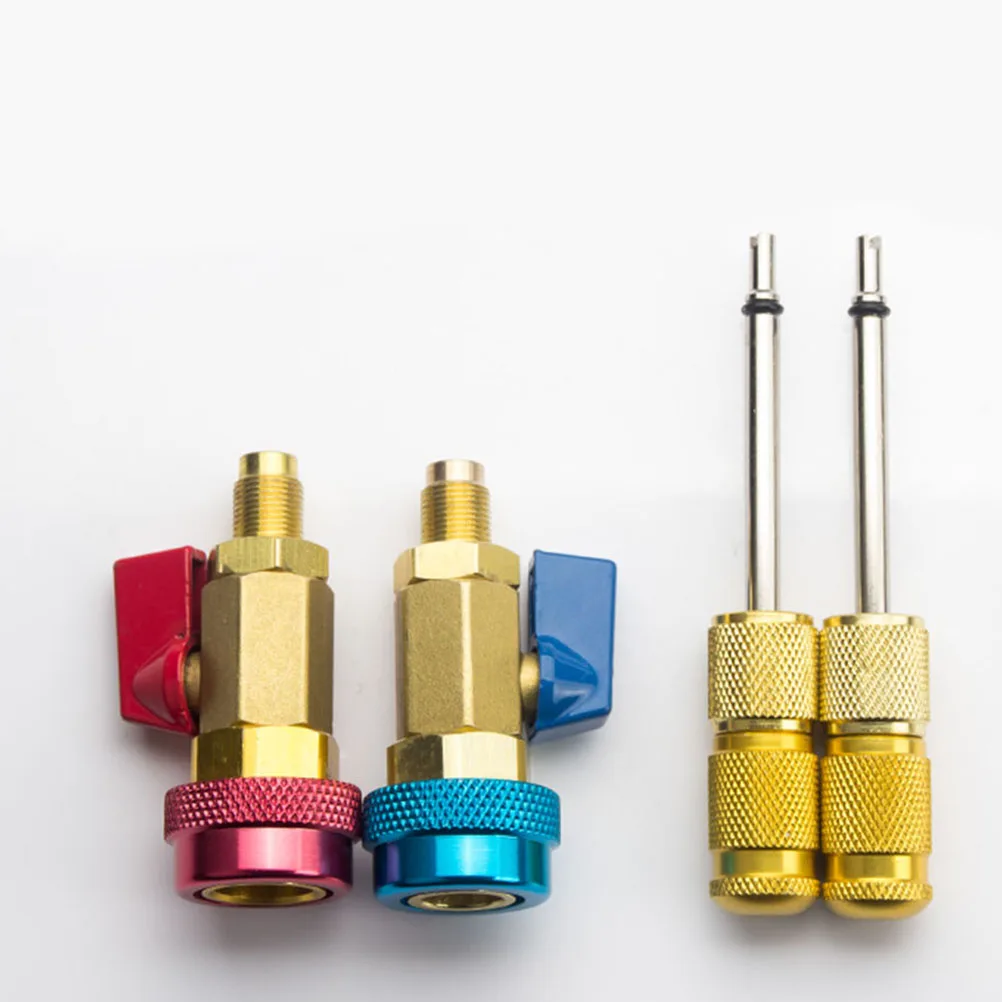

R134A Core Removal Tool Air Conditioning Compressor Quick Installer Non Leaking Valve Adjustable Replacement Car Refrigerant