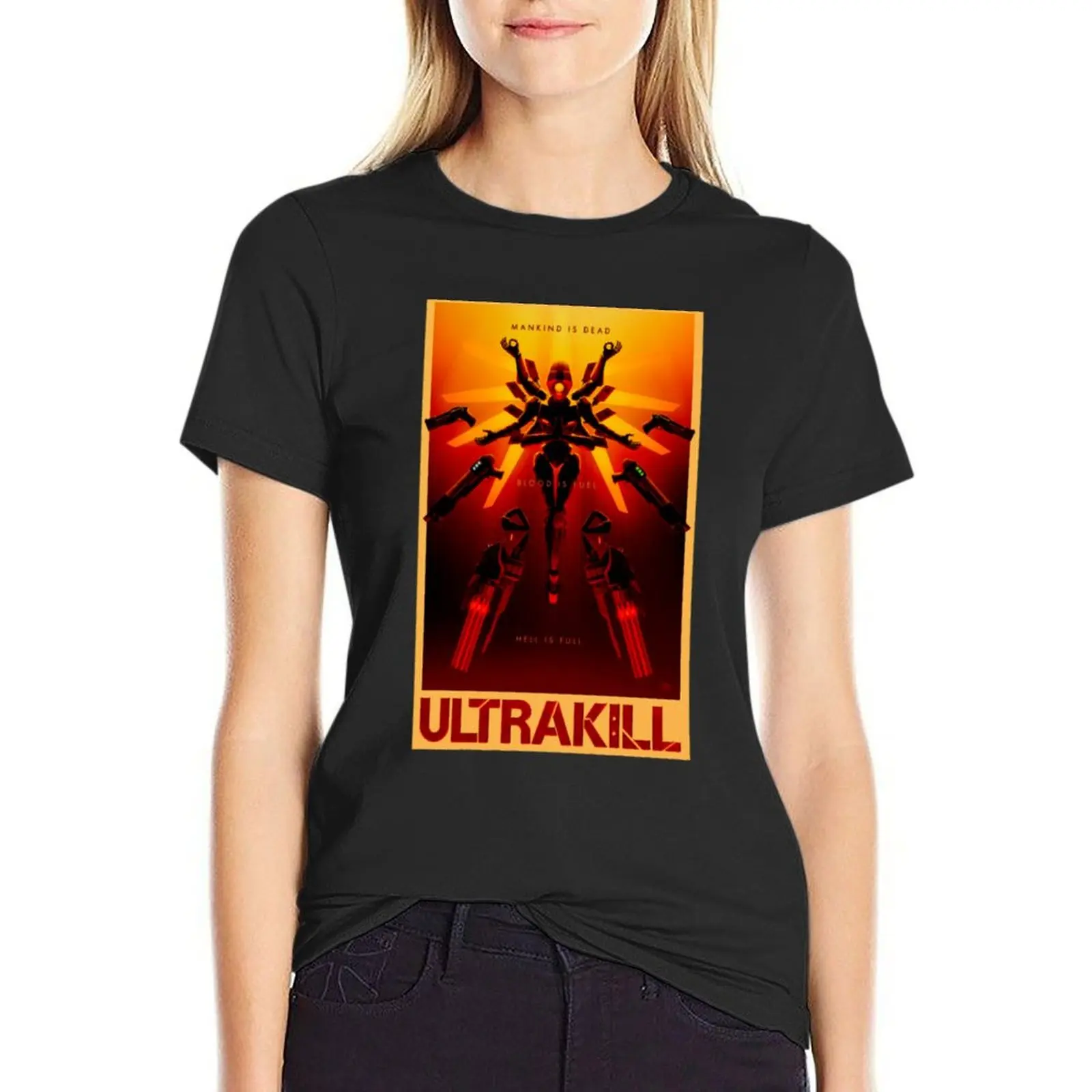 

Ultrakill T-Shirt cute clothes cute tops t-shirt dress for Women long