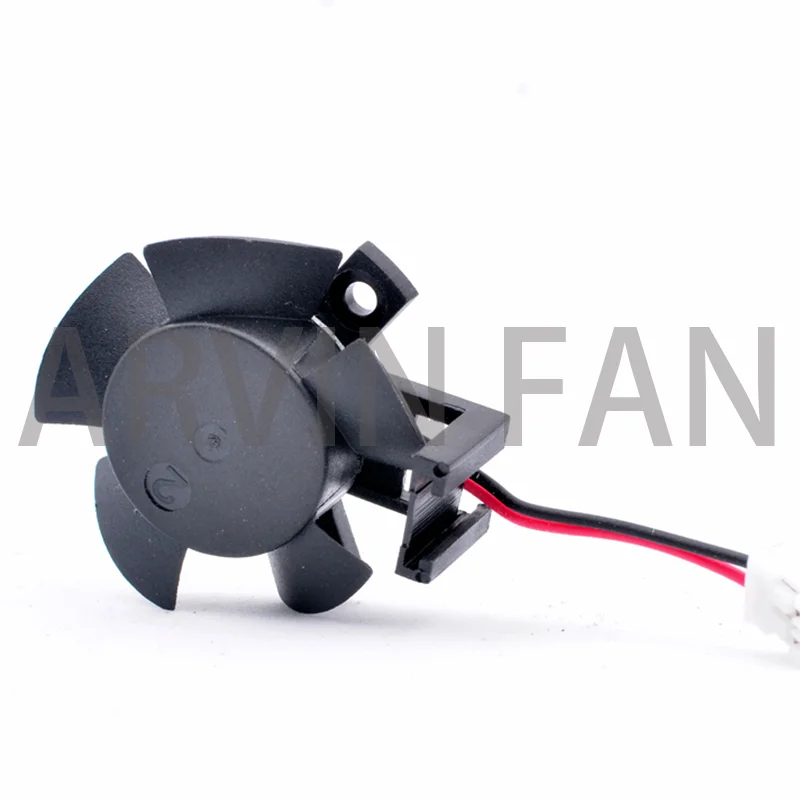 소프트 라우터 방열판 알루미늄 LED 자동차 조명용 냉각 선풍기, DFS301012H, DC12V, 1.5W 직경, 27mm 홀 피치, 19x19x19mm, 2 와이어