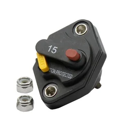12V-32V DC 10A 15A 20A 30A 40A 50A 60A IP67 Waterproof Circuit Breaker Blow Reset Fuse Switch Inverter For Car Audio Marine