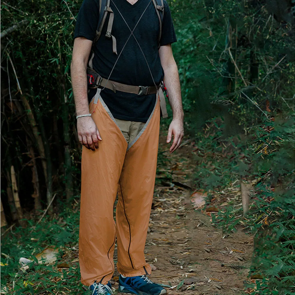 

109g 20D Nylon Waterproof Hiking Pants Men Women - Quick Dry Detachable Rain Pants Camping Trekking Adjustable Legs Trousers