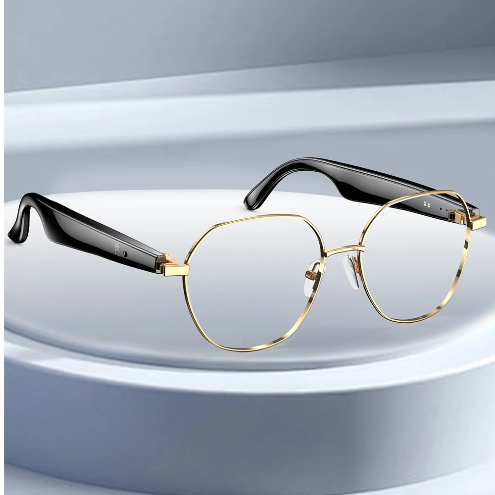 

W100B Smart Glasses BT Audio Call AI Translation Conversation Business Style Hands-Free Calls Smart Wearable Headset