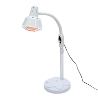 220v Infrared Red Light Therapy Lamp 4.72'' Large Diameter High Color Rendering Light Bulbs 360 ° Rotate