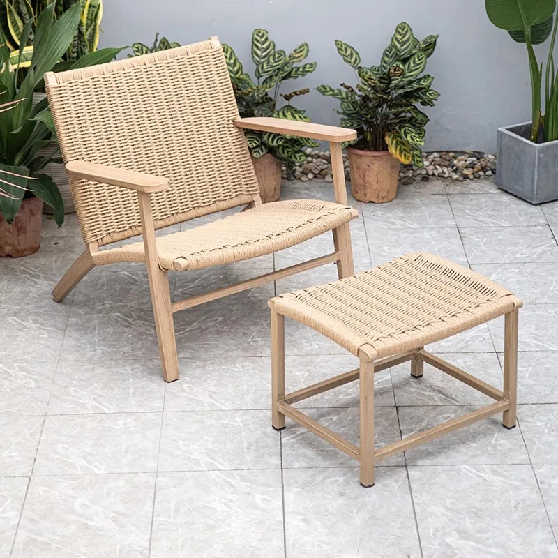 في الهواء الطلق الفن المثالي الروطان شرفة فناء الشرفة في الهواء الطلق في الهواء الطلق غرفة الشمس الصلبة الخشب خشب الساج مزيج الجدول والكراسي