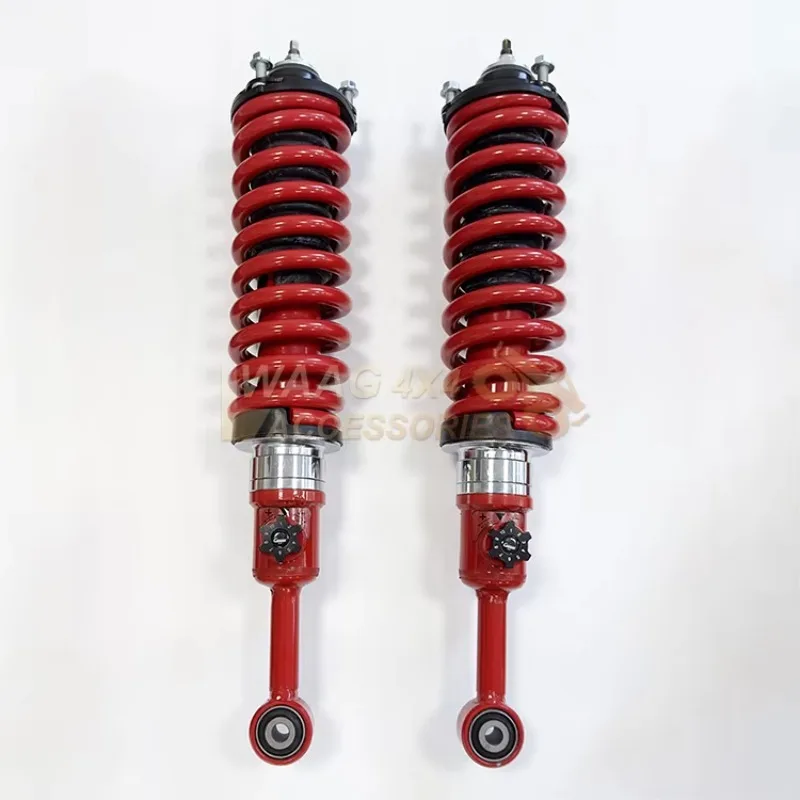 

WAAG New Adjustable 4x4 Off-road Front Shock Absorber 2 Inches Steel+Aluminum Sports for Mitsubishi L200 Suspension Lift Kit