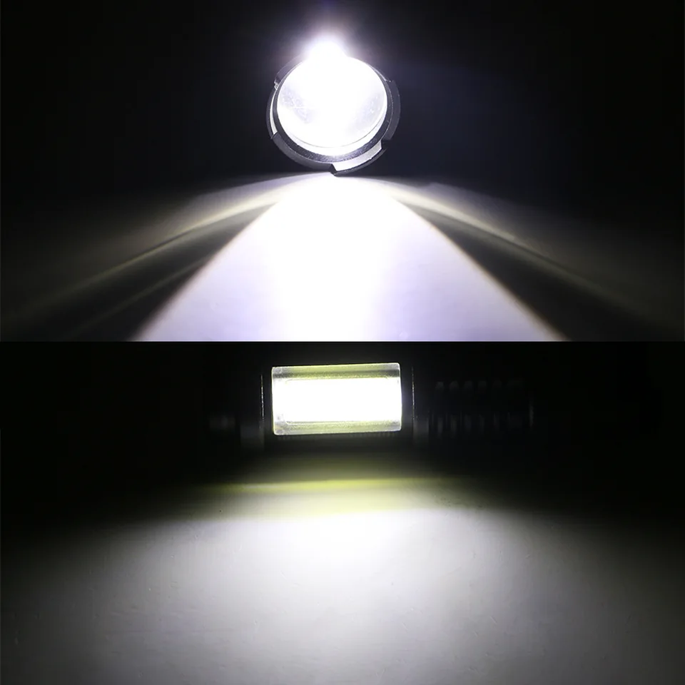 Built In Battery XP-G Q5 LED Zoom Focus Mini Led Flashlight Torch