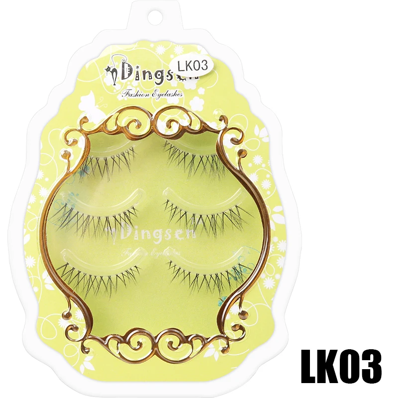 DINGSEN 5 Paar Neue Manga-Wimpern Kosmetik Individuelle Natürliche Wimpern Cosplay Wimpernbüschel Make-up Koreanische Künstliche Wimpern – Detail 10