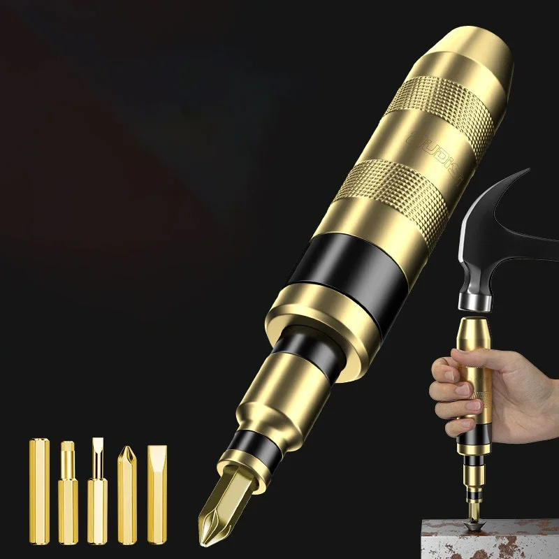 Hand Tools Hammer Screwdriver Impact Screwdriver Professional Electrician Tool Accessory Tap The Rotary Screw Looser Extractor