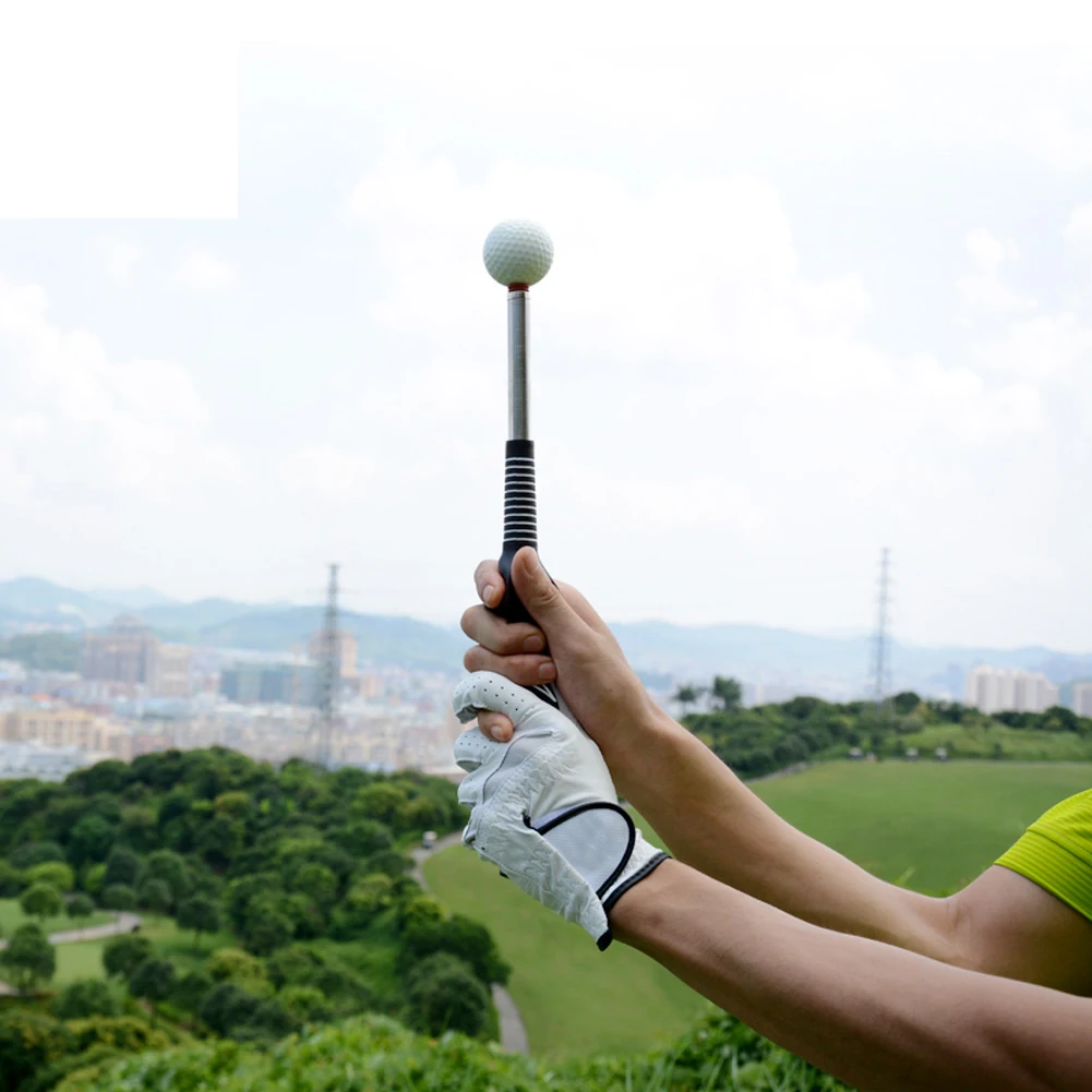 

ZK20 Golf Swing Grip Trainer Warm Up Training Aid Telescopic Club for Beginner