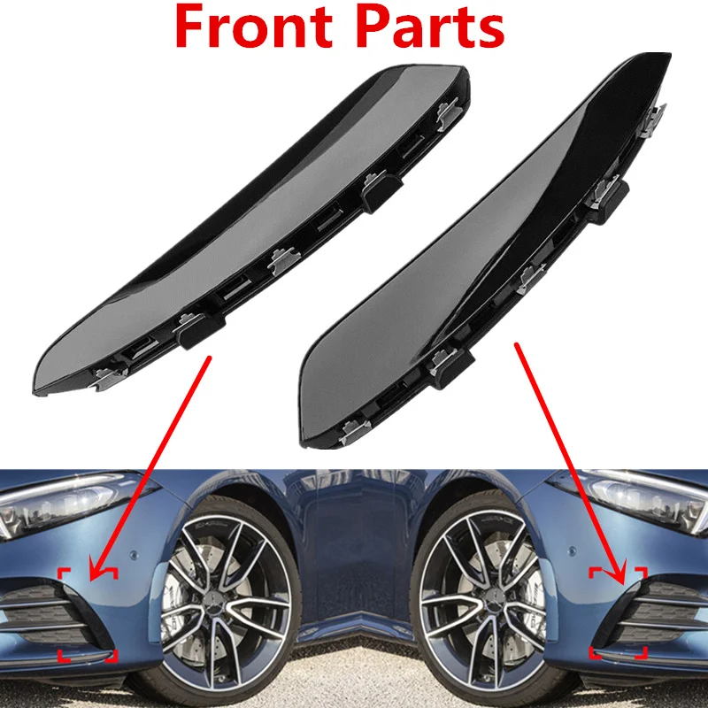 Für Mercedes Benz A-Klasse W177 AMG A180 A200 A250 A35 2019-2024 Frontstoßstangen-Seitenflügel Auto-Zubehör Dekorative Zierleisten – Detail 6