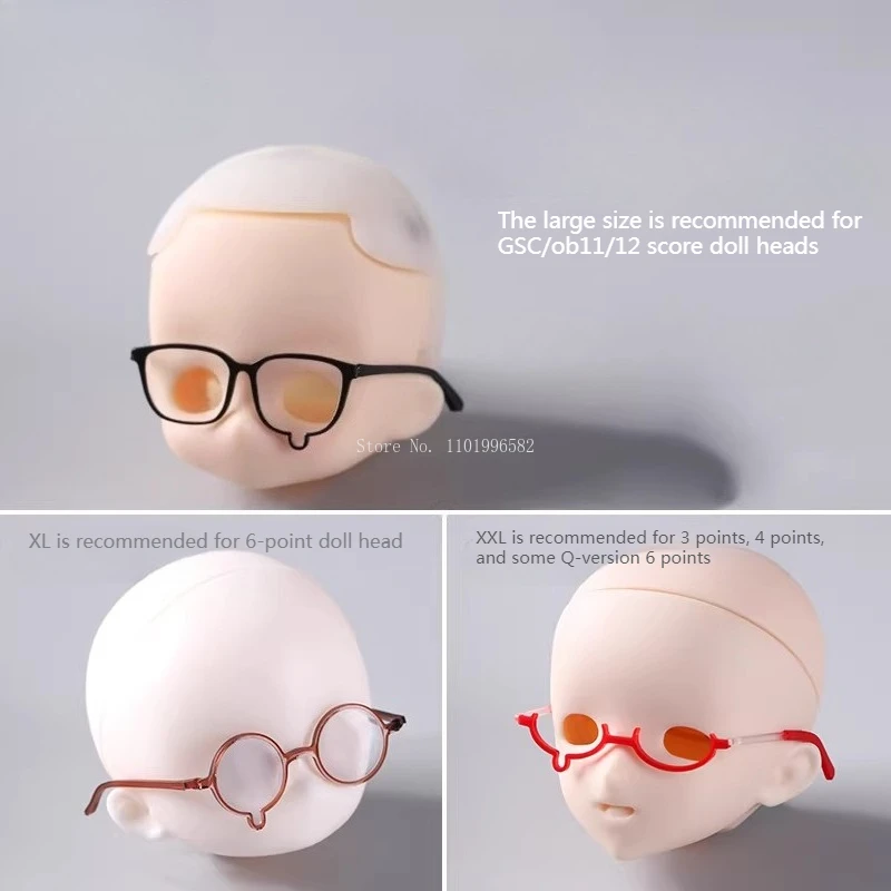 Tears Version Glasses Silicone Mold/ob11gsc Four/Six/Three Points Bjd Handmade DIY Ultra-light Clay Soft Clay Glasses Molds