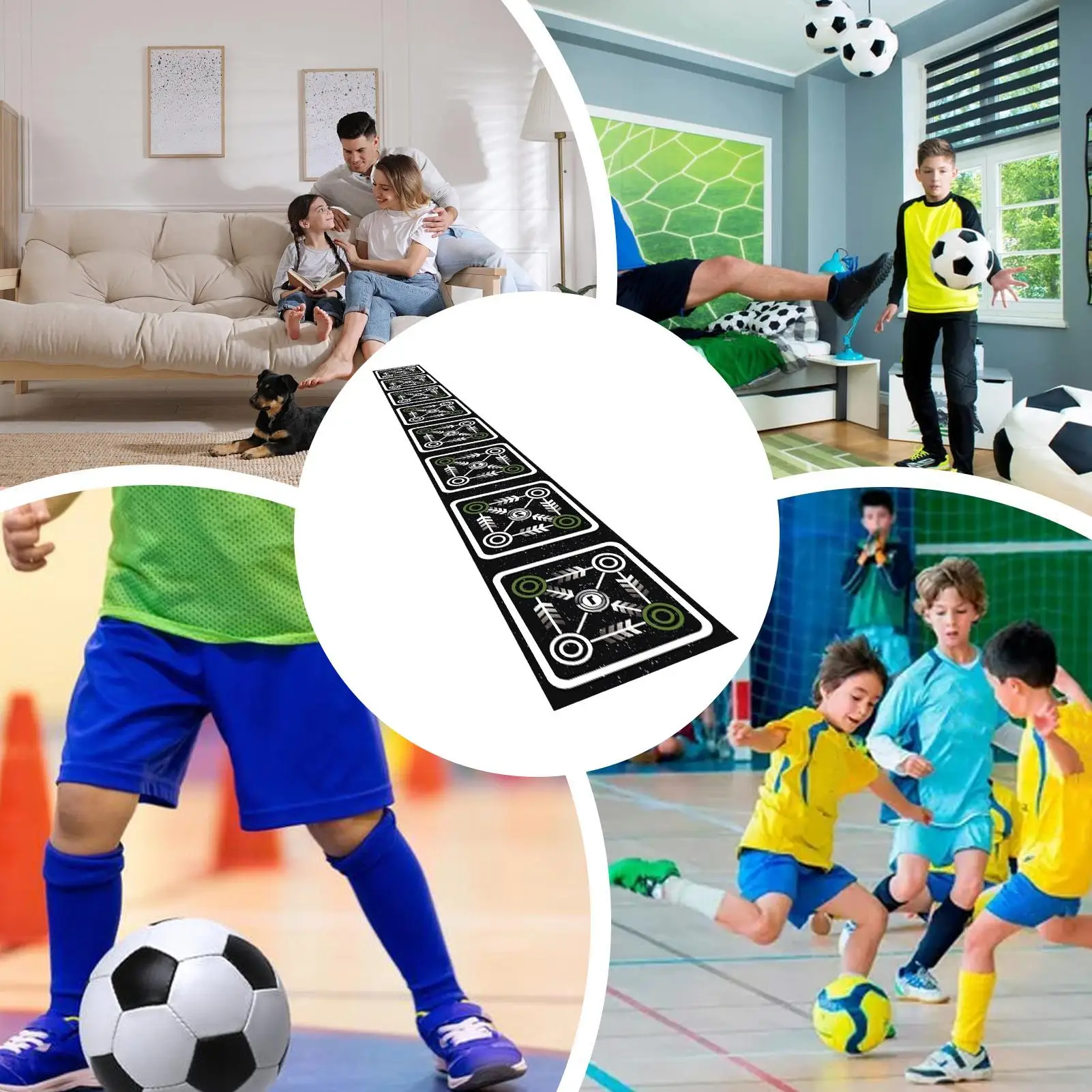 Fußball Agility Leiter Matte rutschfeste Fußball Geschwindigkeitstraining Leiter für Sport Fitness Füße Training Workout Fußball