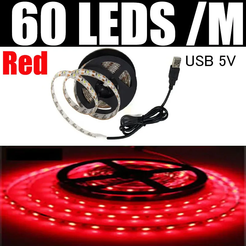 Rouge 60 LED par mètre